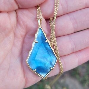 Kendra Scott Alex Teal Illusion Necklace - Limited Edition 2021